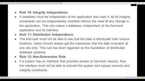 Computer TE DBMS Unit3 CODDs Rule