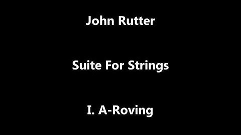 Gold Coast Youth Orchestra, John Rutter-Suite for Strings-I. A-Roving