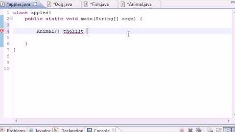 Java Programming Tutorial   61   Simple Polymorphic Program