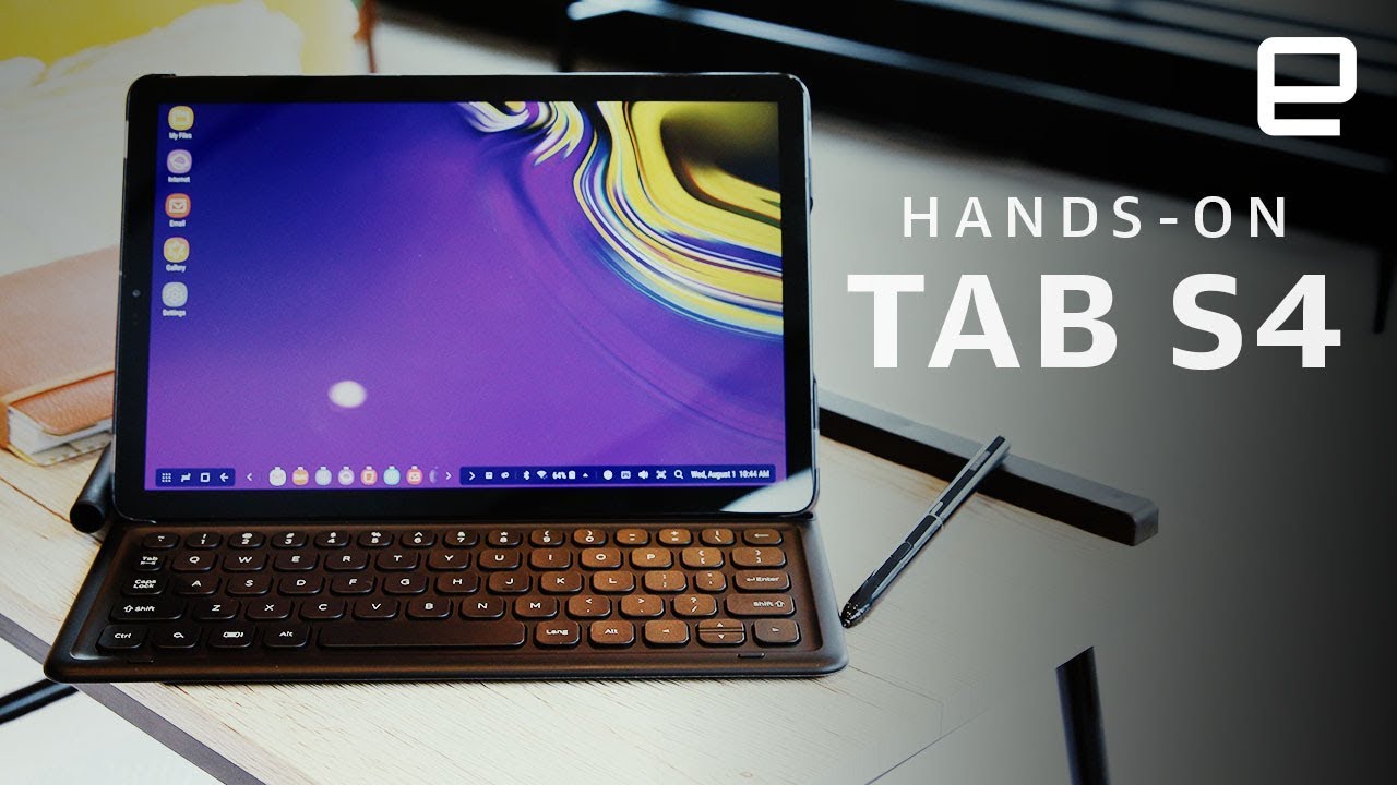 Samsung Galaxy Tab S4 Hands On Android Tablet For Multitaskers
