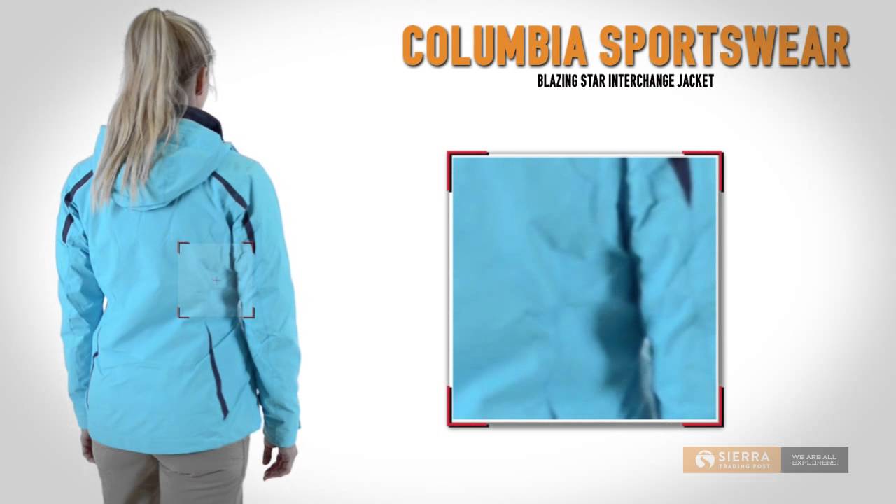 Columbia Sportswear Blazing Star Interchange Jacket 3 In 1 Insulated Omni Shield For Women Youtube