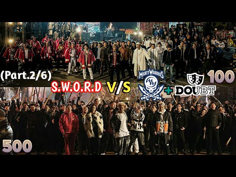 High&Low: The Movie - S.W.O.R.D vs Mighty Warriors & Doubt (Part. 2/6)