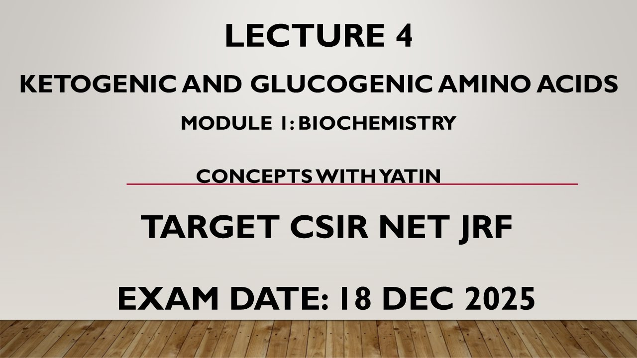 Ketogenic vs Glucogenic Amino Acids | Trick to Remember | CSIR NET JRF ...