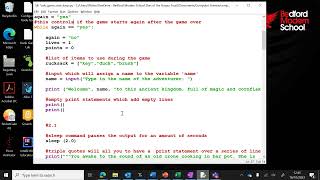 Python Adventure Game 13: Looping the game