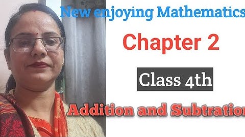 New enjoying Mathematics class 4th