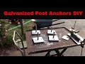 DIY Post Anchor Metal Fabrication