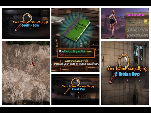 TREASURE OF NADIA - 6 HIDDEN VERY HELPFUL ITEMS - V67011