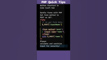 PHP Quick Tips Post or Get Variables