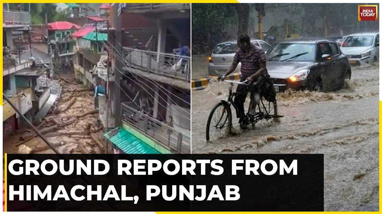 Monsoon Mayhem: Ground Reports From Himachal, Punjab; IMD Issues Red, Orange Alerts