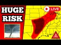 The large tornadoes in oklahoma of april 27th 2024 as they occurred live