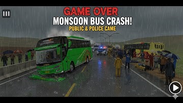 Coach bus game play 3D hd Android gameplay monsoon ke din AC Bus ka kamal sweet brother 🔥