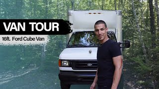 VANTOUR | Self converted 16ft. Ford Cube van with full Kitchen and motocycle carrier
