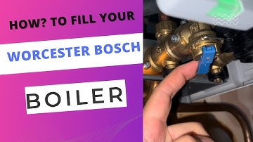 HOW to fill your Worcester Bosch boiler pressure!? Models - 2000, 4000. 8000, style 👍