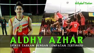 Woww Mantap  Aldhy Azhar Spiker Tarkam Dengan Lompatan Tertinggi Se Indonesia