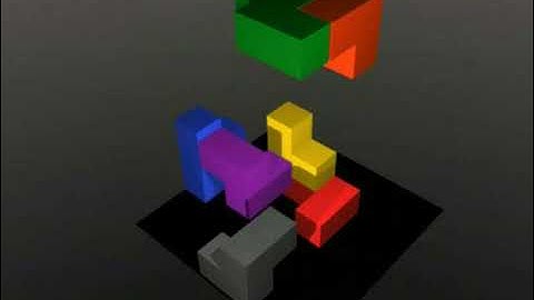 Soma Cube - Anim. 3D - Link Solutions 01