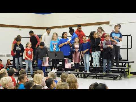 Jeffery Elementary School - Veterans Day celebration
