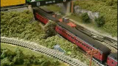 SANTA FE bridge N scale.