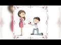 जब उसने घुटनों पर बैठकर किया प्रपोज़... ❤️ | Cute Love Story Animation" (
