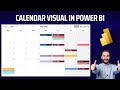 Calendar visual power bi   custom visual