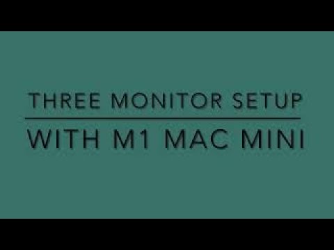 How To Connect Three Monitors To M1 Mac Mini #caldigit #pluggable # ...