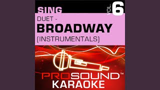 Video thumbnail of "ProSound Karaoke Band - On Broadway (Karaoke Instrumental Track) (In the Style of George Benson)"