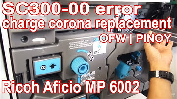 SC300-00 error | Ricoh Aficio MP 6002SP