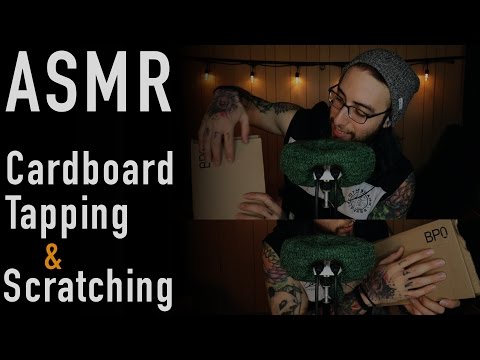 Cardboard Tapping & Scratching Sounds | ASMR |