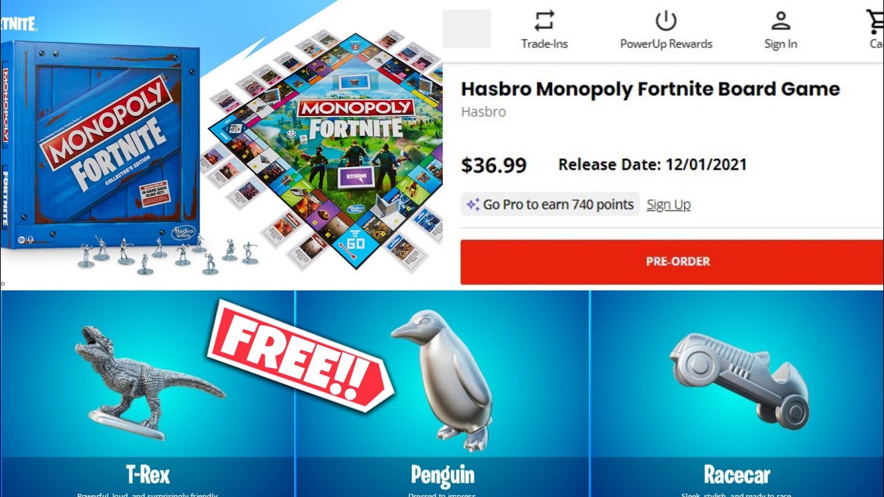 How To Get The Monopoly X Fortnite Backblings Early & FREE..! (Buy new