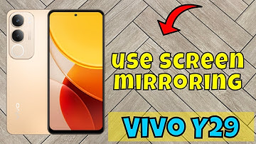 Screen mirroring and screen cast settings Vivo Y29 || How to use screen mirroring