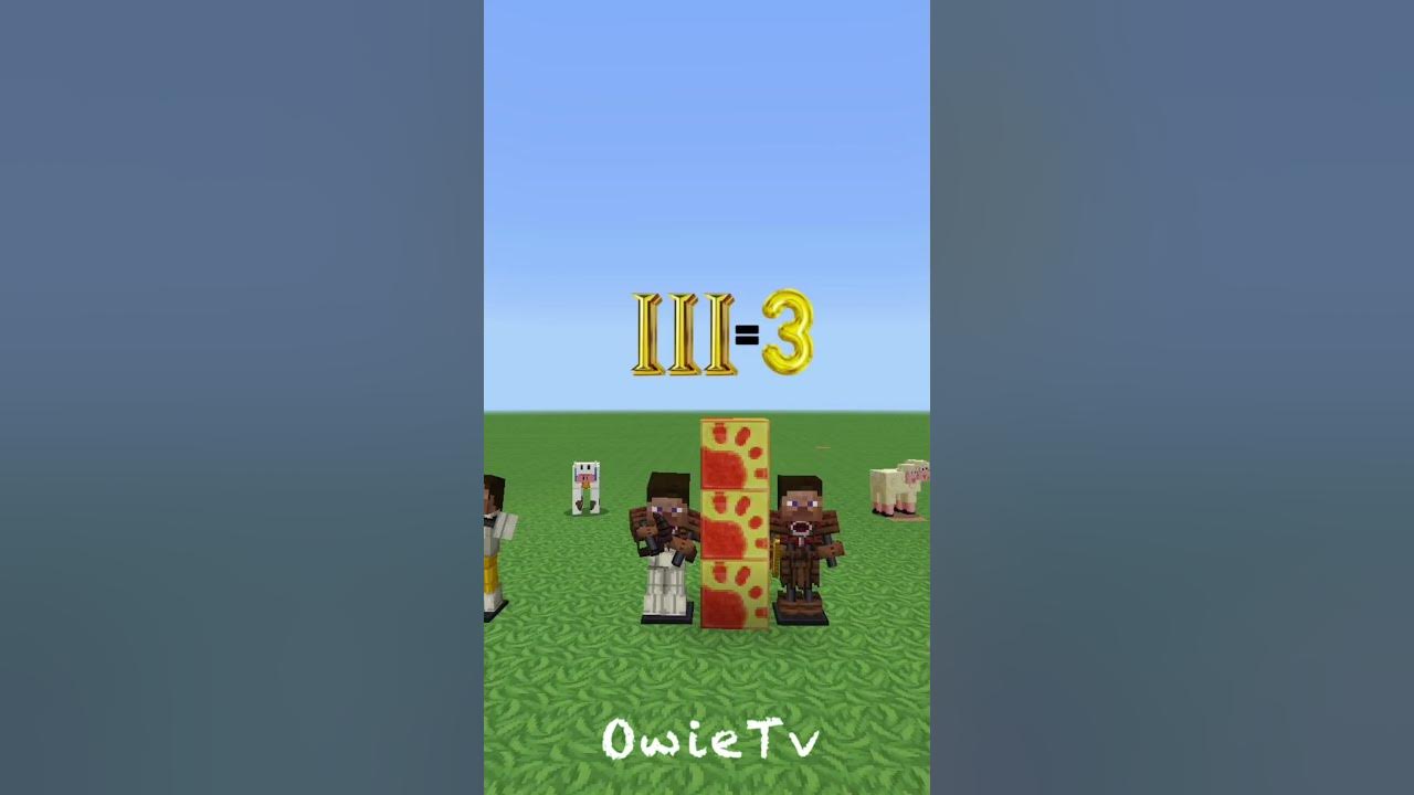 Roman Numerals  Song Minecraft Numberblocks  ##numberblocks,  #mathsongs   #kidslearning #kidsvideo