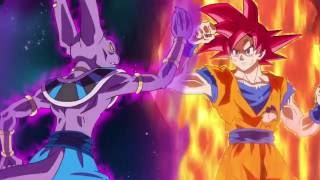 Dragon Ball Super episode 12 Beerus vs ssjg Goku Blu Ray