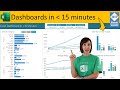 Secrets to building excel dashboards in under 15 minutes  updates with 1 click