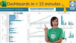 secrets to building excel dashboards in under 15 minutes & updates with 1 click!