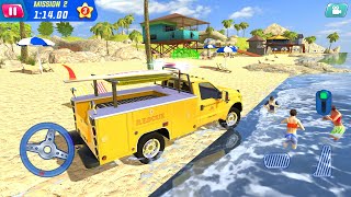 Emergency Coast Guard Beach Rescue Team Game 2023 – Android Gameplay screenshot 1