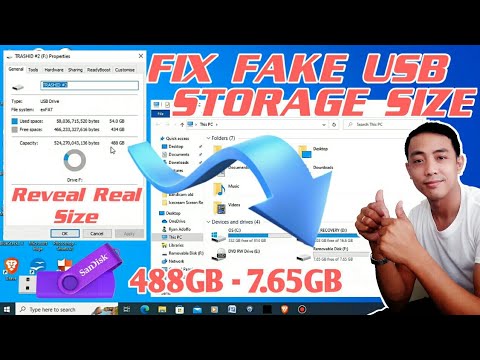 Fix Fake USB Storage Size & Reveal Real Size | Alcor Micro Chipgenius