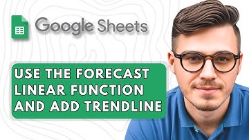 How To Use the Forecast Linear Function in Google Sheets and Add a Trendline in a Chart [2025 Guide]