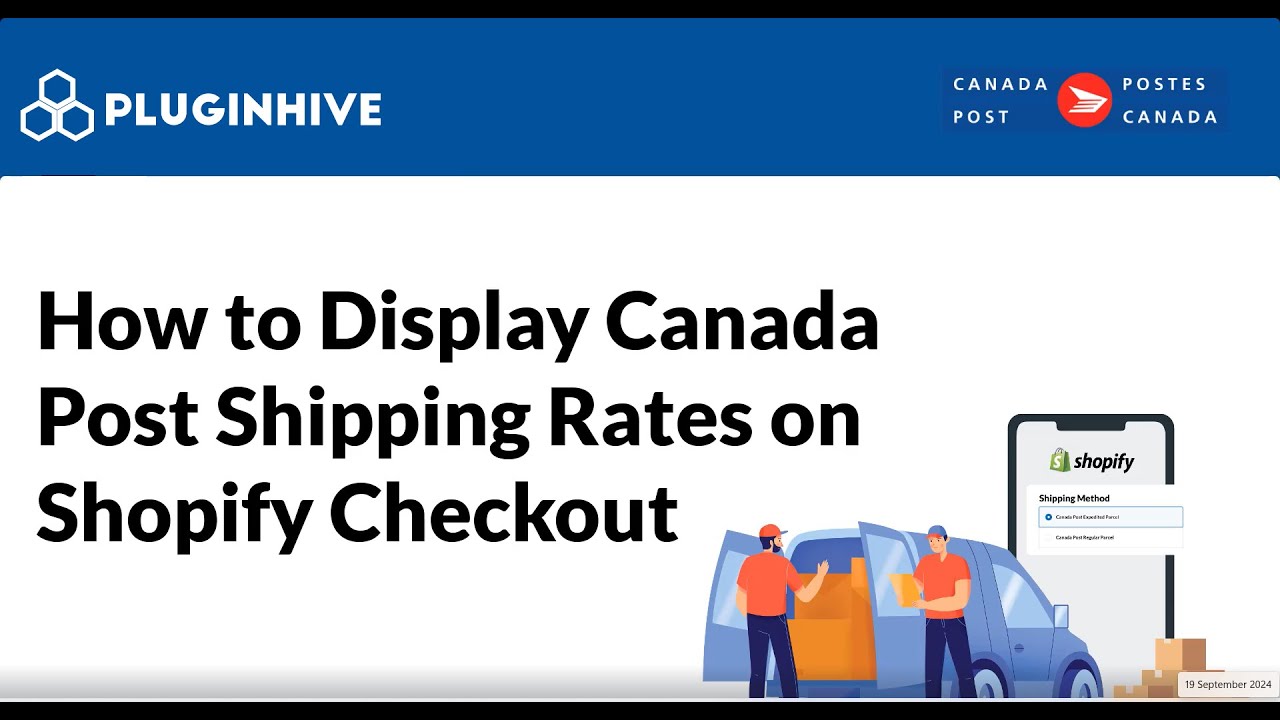 How to Display Canada Post Shipping Rates on Shopify - YouTube