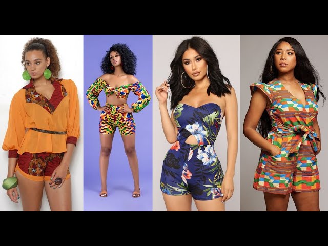 Latest Ankara Short Knicker & Crop Top Styles