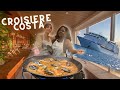 On part en food croisiere costa    vlog ft peekaboooblog