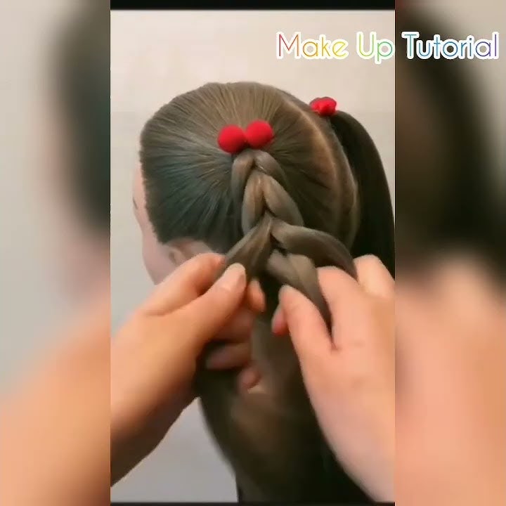 tutorial hairstyle anak simple ke sekolah