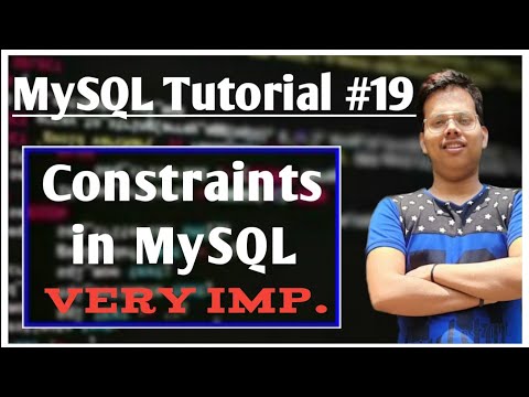 Constraints in SQL #19 | NotNull,Unique,Primary,Foreign,Check | MySQL| #constraints #mysql #database