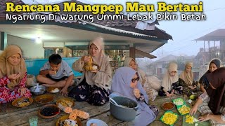 MY VILLAGE LIFE | THE JOY OF EATING TOGETHER AT UMMI LEBAK’S STALL FOLLOWED BY MAKING FRUIT SALAD