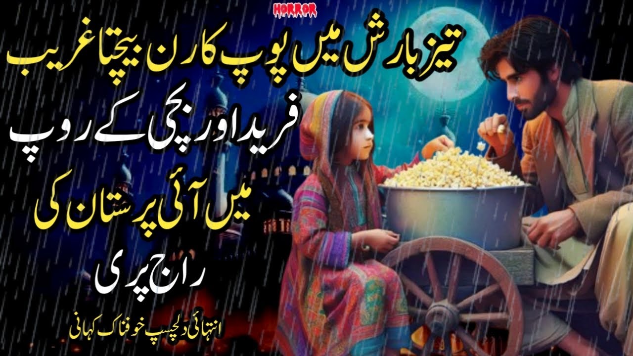 Teiz Barish Mein Popcorn Bechta Ghreeb Farid Aur Bachi Kay Roop Mein Aye Paristan Ki Rajj Pari