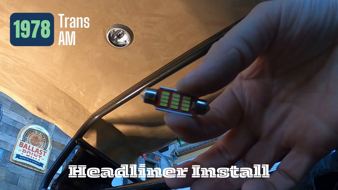 1978 Trans Am Headliner install - YouTube