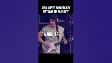 Thumbnail of John Mayer Forgets Key to “Dear Mr. Fantasy” #shorts
