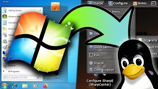 Transforming Windows 7 into Linux!