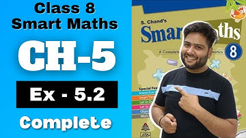 Smart Maths Class 8, Chapter - 5|| Exercise 5.2|| Data Handling