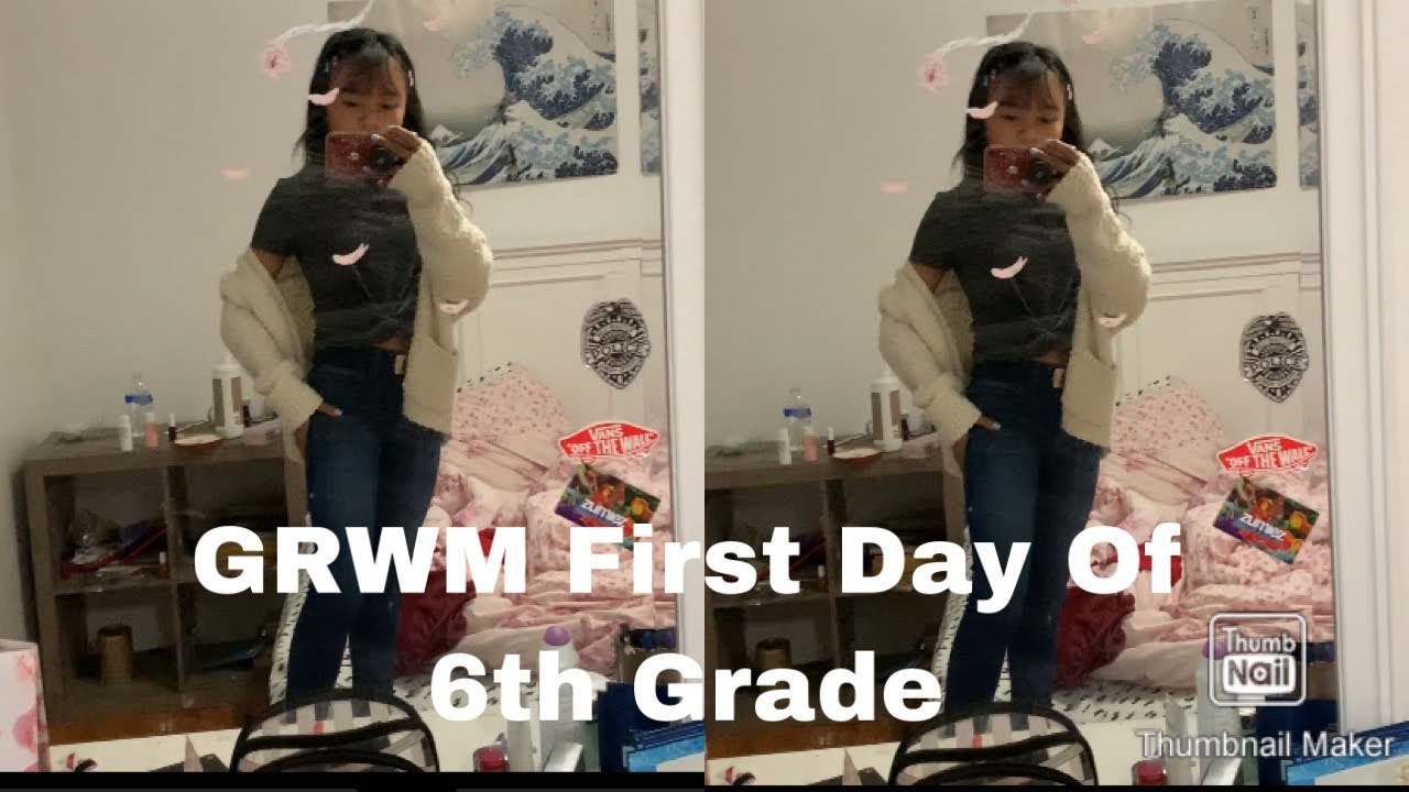 GRWM: First Day Of 6th Grade - YouTube