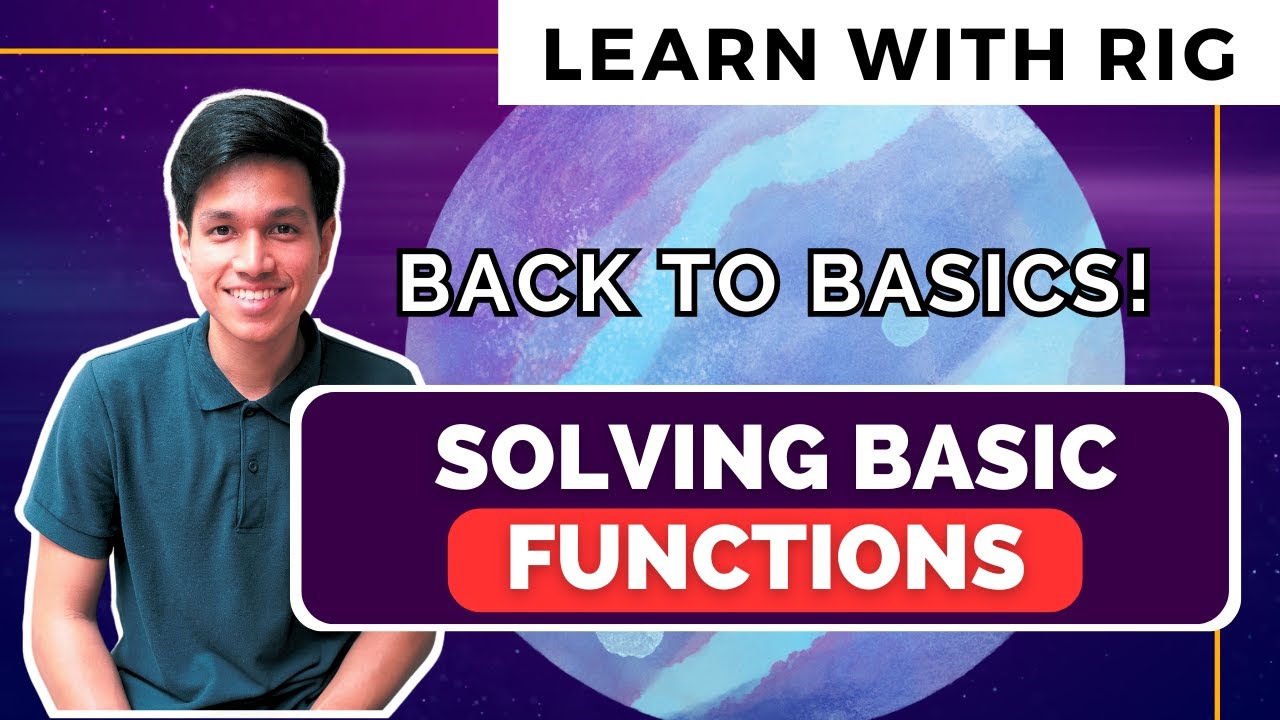 How To Solve Basic Functions? [ADD MATH - Back To Basics!] - YouTube