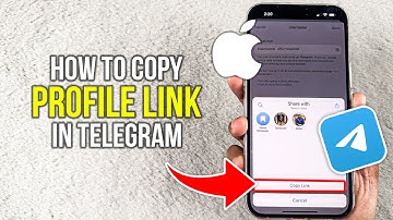 How to Copy Profile Link in Telegram iPhone - 2025